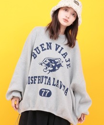 チチカカ | Orale! カレッジロゴニットプルオーバー(Tシャツ/カットソー)