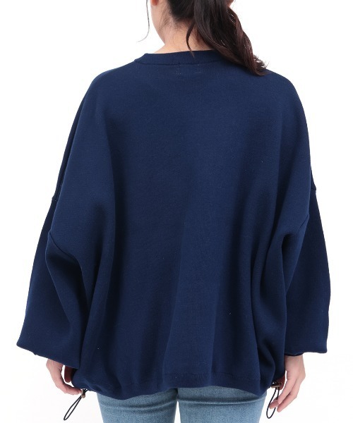 チチカカ（チチカカ）の「Orale! カレッジロゴニットプルオーバー（Tシャツ/カットソー・レディース・ボルドー/ライトグレー/ネイビー・FREE）」の11枚目の写真