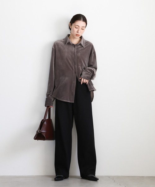 select MOCA(セレクトモカ)の「マシュマロタッチスウェットパンツ(スウェットパンツ・レディース・グレー/アイボリー/ブラック・MEDIUM/LARGE)」の6枚目の写真