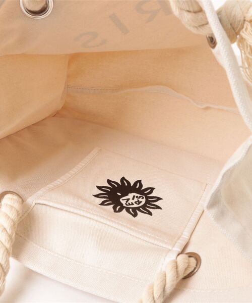 EVRIS（エヴリス）の「【EVRIS / エヴリス】 ロゴファブリック　プリントロープトートバッグ（トートバッグ・レディース・ブラック/アイボリー/ブルー系その他・FREE）」の20枚目の写真