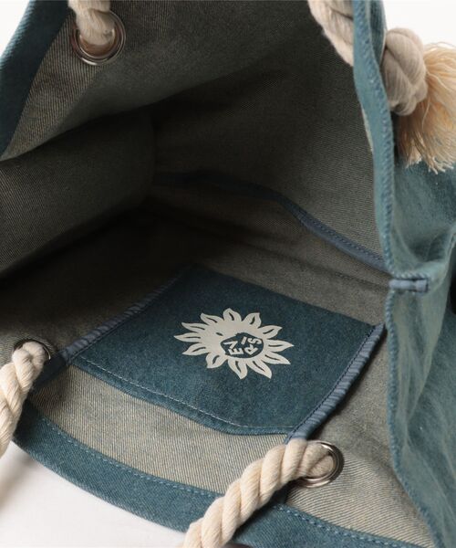 EVRIS（エヴリス）の「【EVRIS / エヴリス】 ロゴファブリック　プリントロープトートバッグ（トートバッグ・レディース・ブラック/アイボリー/ブルー系その他・FREE）」の21枚目の写真