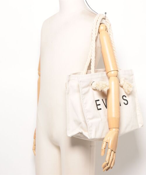 EVRIS（エヴリス）の「【EVRIS / エヴリス】 ロゴファブリック　プリントロープトートバッグ（トートバッグ・レディース・ブラック/アイボリー/ブルー系その他・FREE）」の22枚目の写真