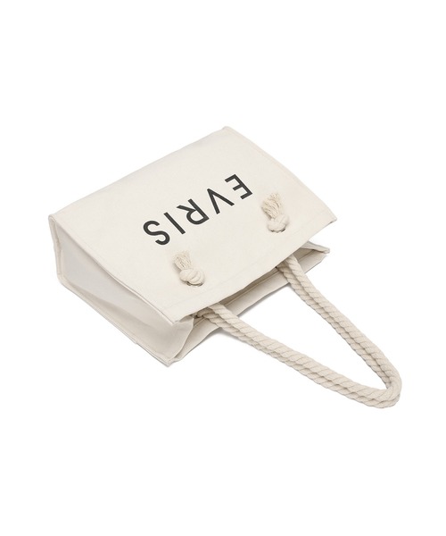 EVRIS（エヴリス）の「【EVRIS / エヴリス】 ロゴファブリック　プリントロープトートバッグ（トートバッグ・レディース・ブラック/アイボリー/ブルー系その他・FREE）」の14枚目の写真