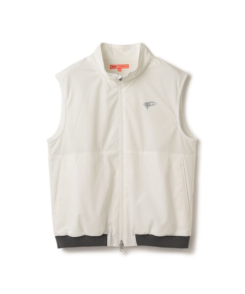 ビームスゴルフ ORANGE LABEL リバーシブルベスト ファー 中綿 BEAMS GOLF（ビームスゴルフ）の「BEAMS GOLF ORANGE LABEL / ファー