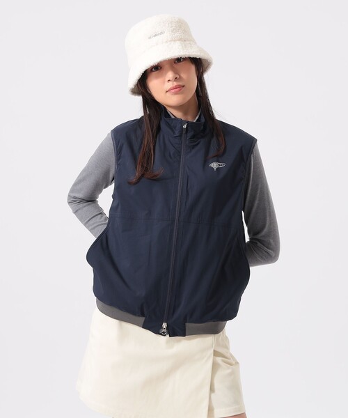 セール】ORANGE LABEL / 起毛 ストレッチ メッシュライニング ベスト