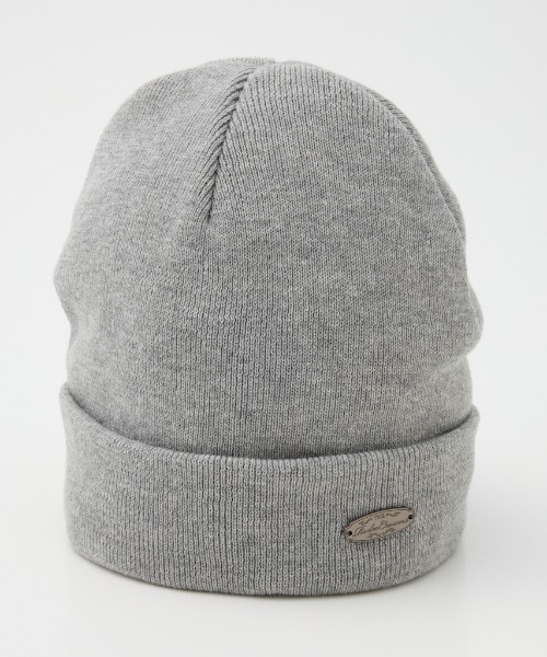 RODEO CROWNS WIDE BOWL（ロデオクラウンズワイドボウル）の「ポイントカラーロゴビーニー（ニットキャップ/ビーニー・レディース・ブラック/ブラウン系その他/ライトピンク/ライトグレー/ブルー・FREE）」の8枚目の写真