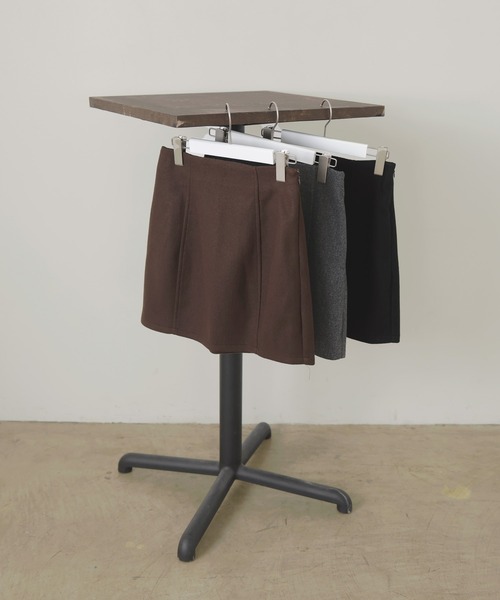 LIAN（リアン）の「ウールライクミニスカート（スカート・レディース・ブラック/チャコールグレー/ブラウン・FREE）」の14枚目の写真