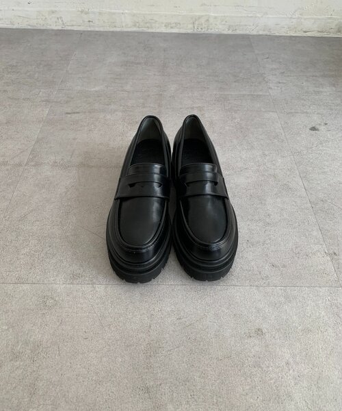 DouDou（ドゥドゥ）の「プラットフォームローファー（ブーツ・レディース・ブラック・LARGE/MEDIUM/SMALL）」の5枚目の写真