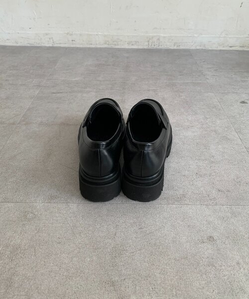 DouDou（ドゥドゥ）の「プラットフォームローファー（ブーツ・レディース・ブラック・LARGE/MEDIUM/SMALL）」の7枚目の写真