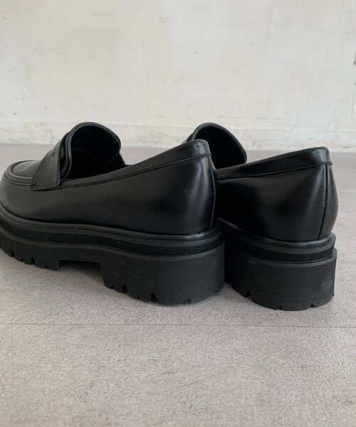 DouDou（ドゥドゥ）の「プラットフォームローファー（ブーツ・レディース・ブラック・LARGE/MEDIUM/SMALL）」の11枚目の写真