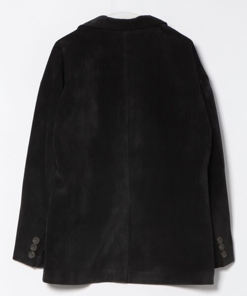 JUGLANS(ユグランス)の「【Revo.】シェニール織り ダブルテーラードジャケット(テーラードジャケット・メンズ・ブラック/ブラウン/グレー・L/M)」の4枚目の写真