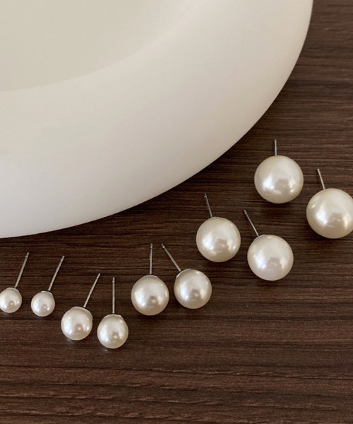 Mignonjour（ミニョンジュール）の「FReePLACe/シンプル パール ピアス R0132（ピアス（両耳用）・レディース・その他1/その他2/その他3/その他4/その他5・FREE）」の6枚目の写真