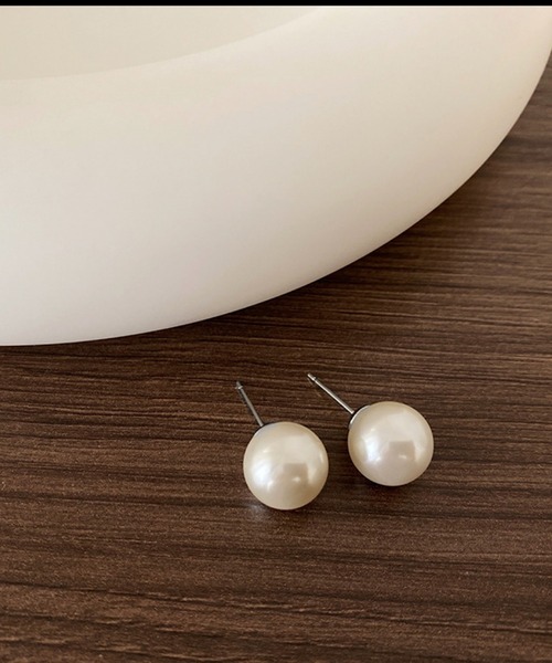 Mignonjour（ミニョンジュール）の「FReePLACe/シンプル パール ピアス R0132（ピアス（両耳用）・レディース・その他1/その他2/その他3/その他4/その他5・FREE）」の8枚目の写真