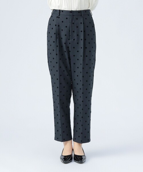 BEAMS HEART（ビームスハート）の「フロッキー ドット パンツ（その他パンツ・レディース・ネイビー/グレー・FREE）」の11枚目の写真