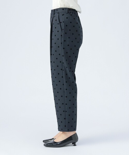 BEAMS HEART（ビームスハート）の「フロッキー ドット パンツ（その他パンツ・レディース・ネイビー/グレー・FREE）」の12枚目の写真