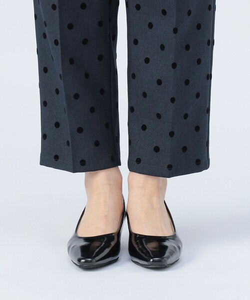 BEAMS HEART（ビームスハート）の「フロッキー ドット パンツ（その他パンツ・レディース・ネイビー/グレー・FREE）」の15枚目の写真