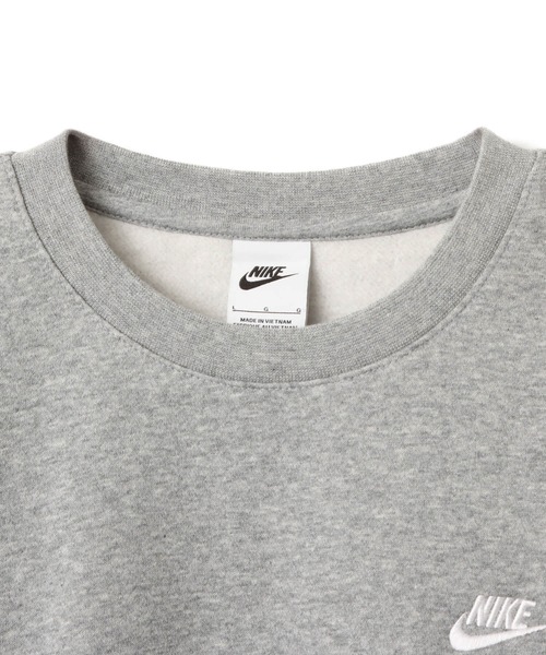 NIKE(ナイキ)の「NIKE AS M NK CLUB BB CREW / ナイキ クラブ BB クルー L/S トップ 【SP】(スウェット・メンズ・ブラック/グレー・M/S/XXL/XL/L)」の7枚目の写真