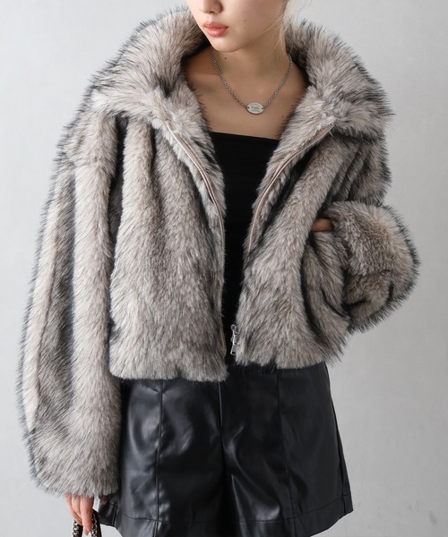 セール】MIXファースタンドジップブルゾン（ブルゾン）｜SpRay