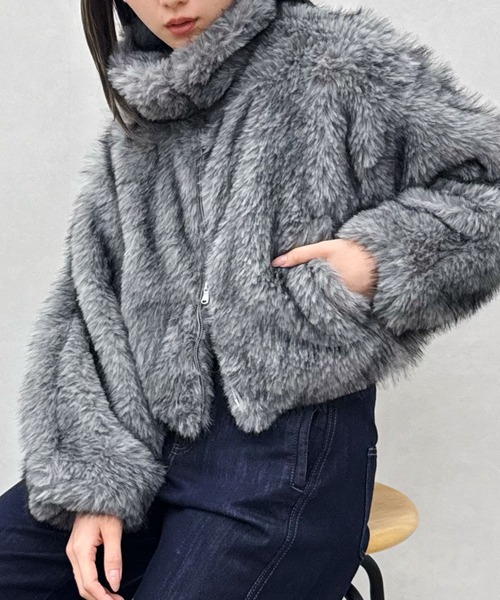 セール】MIXファースタンドジップブルゾン（ブルゾン）｜SpRay