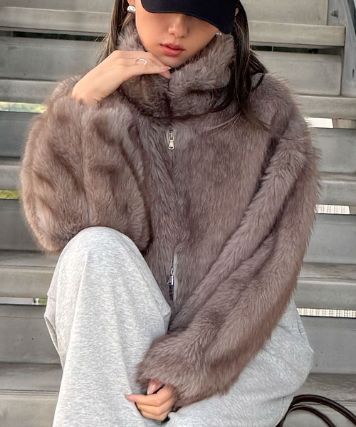 セール】MIXファースタンドジップブルゾン（ブルゾン）｜SpRay