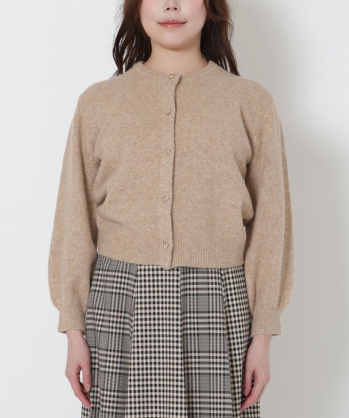 ローズティアラ（Rose Tiara）/ハートボタンニットカーディガン セール】ハートボタンニットカーディガン（カーディガン/ボレロ