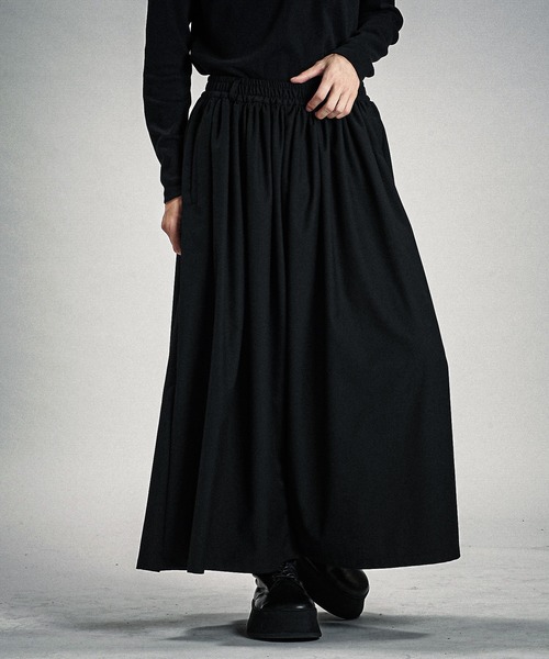 NO ID.(ノーアイディ)の「【NO ID.】Gather Baggy Trousers / ギャザー バギー トラウザーズ(スラックス・メンズ・その他10/グレー/ブラック・1/2)」の10枚目の写真