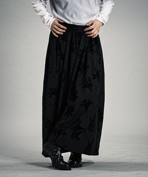 NO ID.(ノーアイディ)の「【NO ID.】Gather Baggy Trousers / ギャザー バギー トラウザーズ(スラックス・メンズ・その他10/グレー/ブラック・1/2)」の12枚目の写真