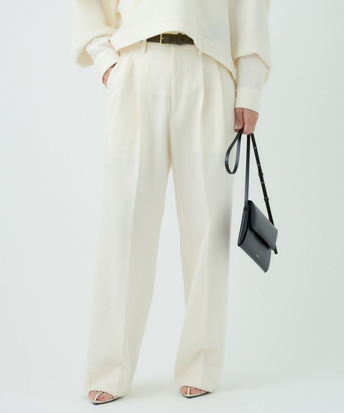 Chaos（カオス）の「Chaos(カオス)/ ◇金子綾さんYouTube紹介◇　バランサールームパンツ 【セットアップ可】（スラックス・レディース・チャコールグレー/アイボリー・38/36）」の13枚目の写真