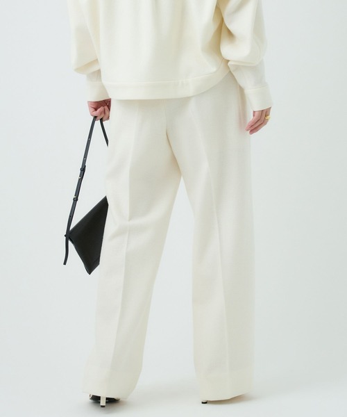 Chaos（カオス）の「Chaos(カオス)/ ◇金子綾さんYouTube紹介◇　バランサールームパンツ 【セットアップ可】（スラックス・レディース・チャコールグレー/アイボリー・38/36）」の17枚目の写真