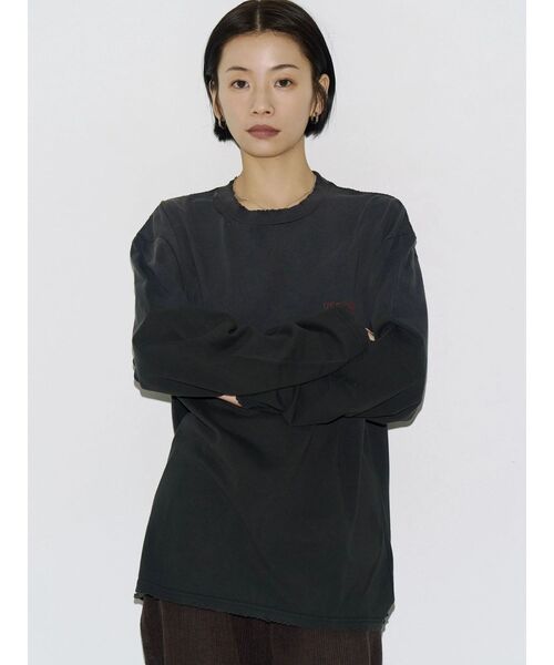 VEQUM（VEQUM）の「【VEQUM】LONG SLEEVE T SHIRT（Tシャツ/カットソー・レディース・ブラック/ホワイト/ブラウン・FREE）」の16枚目の写真