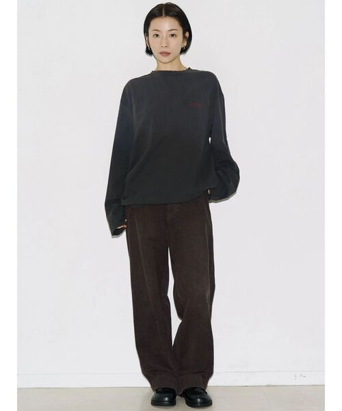 VEQUM（VEQUM）の「【VEQUM】LONG SLEEVE T SHIRT（Tシャツ/カットソー・レディース・ブラック/ホワイト/ブラウン・FREE）」の18枚目の写真