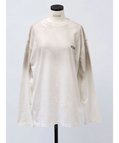 VEQUM（VEQUM）の「【VEQUM】LONG SLEEVE T SHIRT（Tシャツ/カットソー・レディース・ブラック/ホワイト/ブラウン・FREE）」の22枚目の写真