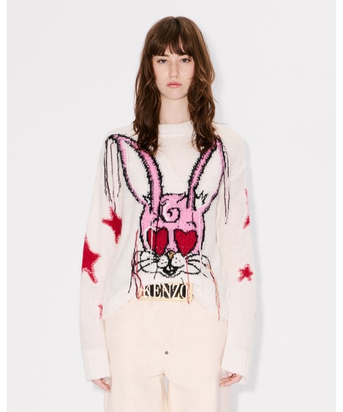 KENZO（ケンゾー）の「'KENZO Cartoon' へアリー ウール アルパカ ジャンパー（ニット/セーター・レディース・ベージュ系その他・X-SMALL/MEDIUM/SMALL）」の7枚目の写真