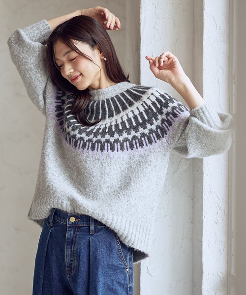 ノルディックパターンニット（ニット/セーター）｜ANY（エニィ）の