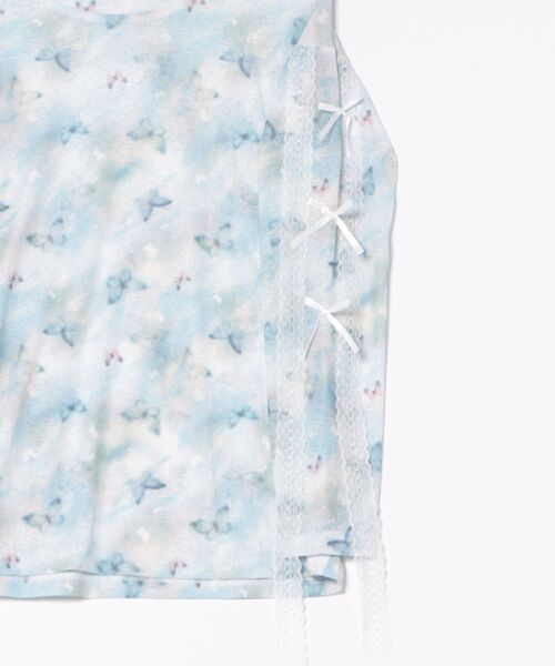 Mayree（メイリー）の「【Mayree】 蝶々 リボン シアートップス（Tシャツ/カットソー・レディース・ホワイト・SMALL/MEDIUM/LARGE）」の3枚目の写真