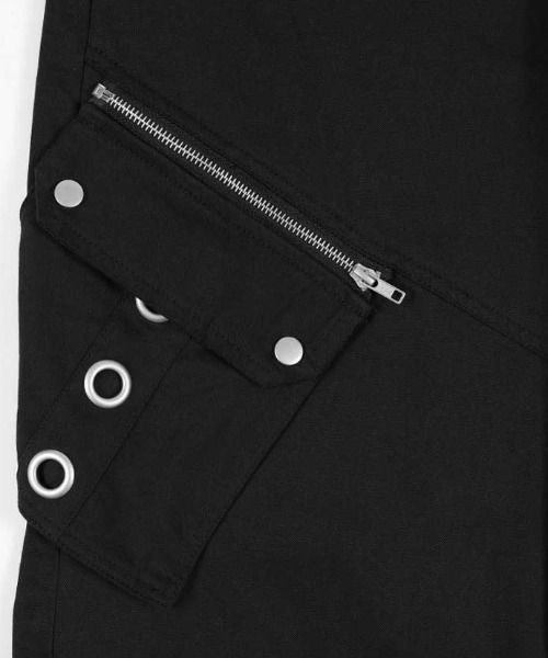 FANCY CLUB(ファンシークラブ)の「A'GEM/9 × .kom 『FANCY CLUB/ファンシークラブ』 DETACHABLE CARGO STRAP PANTS/カーゴ ストラップ パンツ(カーゴパンツ・レディース・ブラック/ベージュ・M)」の19枚目の写真