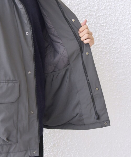 SHIPS any(シップス エニィ)の「SHIPS any:〈撥水/防風等〉多機能 中綿 2トーン スタンド ブルゾン 25AW◇(ブルゾン・メンズ・オリーブ/ブラック/ブルー/チャコールグレー・X-LARGE/LARGE/MEDIUM/SMALL)」の10枚目の写真