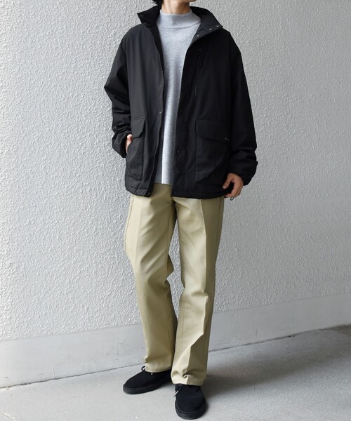 ★本日限定価格★完売品！Apart by 撥水加工付きスタンドブルゾン ベージュ セール】SHIPS any:〈撥水/防風等〉多機能 中綿 2トーン