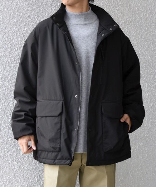 SHIPS any(シップス エニィ)の「SHIPS any:〈撥水/防風等〉多機能 中綿 2トーン スタンド ブルゾン 25AW◇(ブルゾン・メンズ・オリーブ/ブラック/ブルー/チャコールグレー・X-LARGE/LARGE/MEDIUM/SMALL)」の13枚目の写真