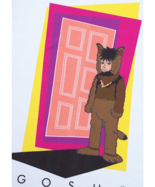 MEDICOM TOY(メディコムトイ)の「MLE HASHIZUME YUYA × THE オリバーな犬、(GOSH!!)このヤロウ MOVIE TEE "Door and Oliver"(Tシャツ/カットソー・メンズ・ホワイト・MEDIUM/SMALL/X-LARGE/LARGE)」の3枚目の写真