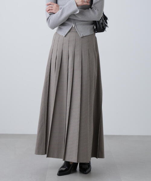 FREE'S MART（フリーズマート）の「◆プリーツロングスカート（スカート・レディース・ベージュ系その他/グレー・SMALL/MEDIUM）」の5枚目の写真