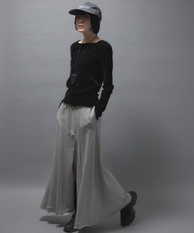 leimn | スウェット切りっぱなしスカート(スカート)