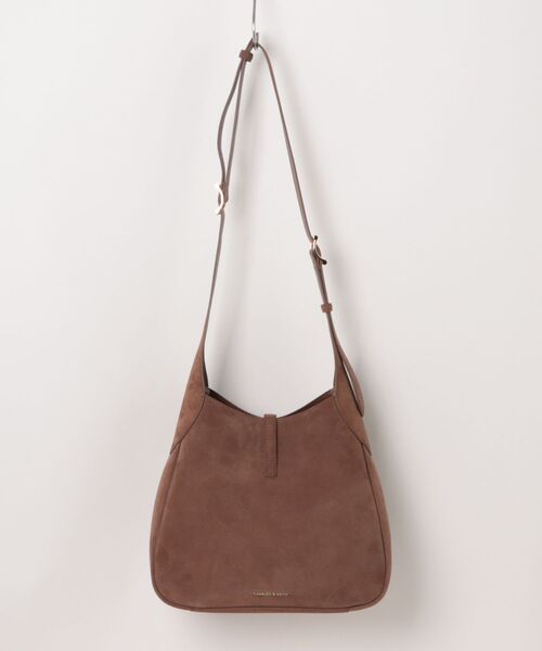 CHARLES & KEITH(チャールズ & キース)の「Adalyn アダリン ホーボーバッグ(ショルダーバッグ・レディース・モカ/レディッシュグレー・L)」の13枚目の写真