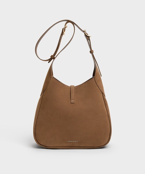 Adalyn アダリン リサイクルスエード メタリックバックルベルト