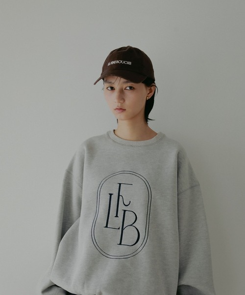 A part by(アパートバイ)の「【LA FINE BOUCHEコラボ】ロゴキャップ(キャップ・レディース・ブラウン/ネイビー/ボルドー・FREE)」の4枚目の写真