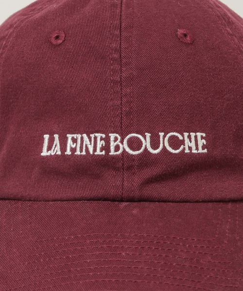 A part by（アパートバイ）の「【LA FINE BOUCHEコラボ】ロゴキャップ（キャップ・レディース・ブラウン/ネイビー/ボルドー・FREE）」の7枚目の写真
