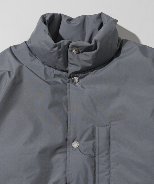 +phenix（プラスフェニックス）の「+phenix/プラスフェニックス 別注 GORE-TEX WINDSTOPPER SNAP DOWN JACKET/ゴアテックス ウインドストッパー スナップ ダウンジャケット（ダウンジャケット/コート・メンズ・ベージュ系その他/ブラック/チャコールグレー・SMALL/MEDIUM/LARGE）」の5枚目の写真