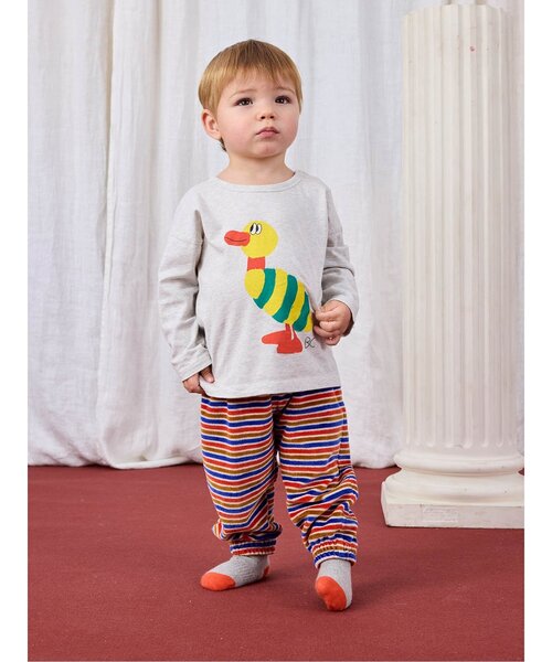 セール】ストライプ柄長パンツ【ベビー】（その他ベビーウェア）｜BOBO