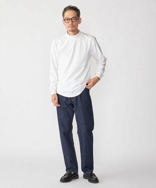 SHIPS(シップス)の「SHIPS: ソフト スムース ロングスリーブ(Tシャツ/カットソー・メンズ・ネイビー/ライトグレー/ブラック/オフホワイト・SMALL/MEDIUM/LARGE/X-LARGE)」の5枚目の写真