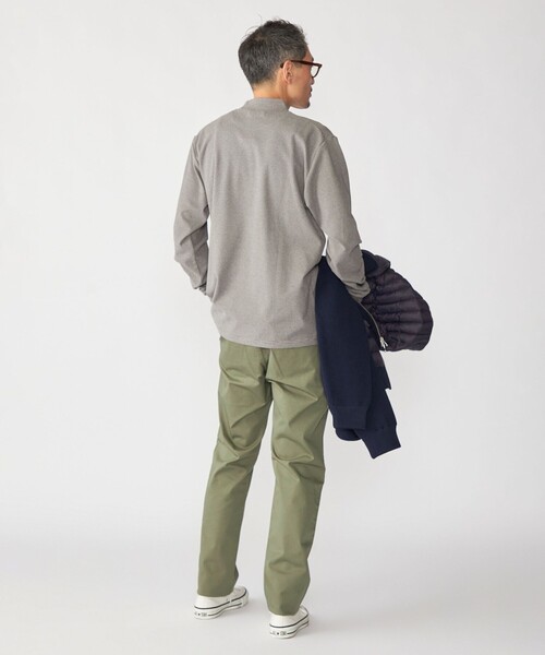 SHIPS(シップス)の「SHIPS: ソフト スムース ロングスリーブ(Tシャツ/カットソー・メンズ・ネイビー/ライトグレー/ブラック/オフホワイト・SMALL/MEDIUM/LARGE/X-LARGE)」の9枚目の写真